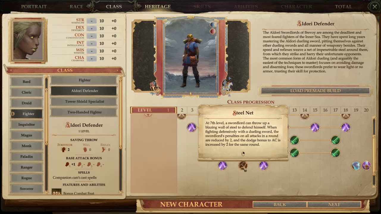 Pathfinder Kingmaker Stalwart Defender Pathfinder Kingmaker